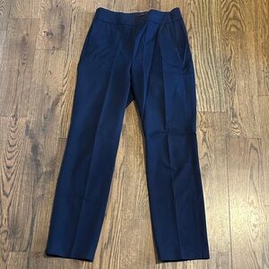 J. Crew women’s navy blue 6 tall side zip Dress Pants